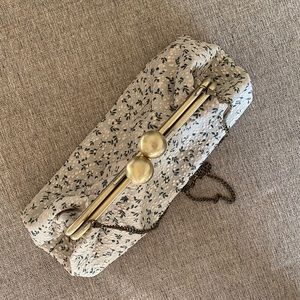 Handmade Vintage-Inspired Clutch, Flower Pattern